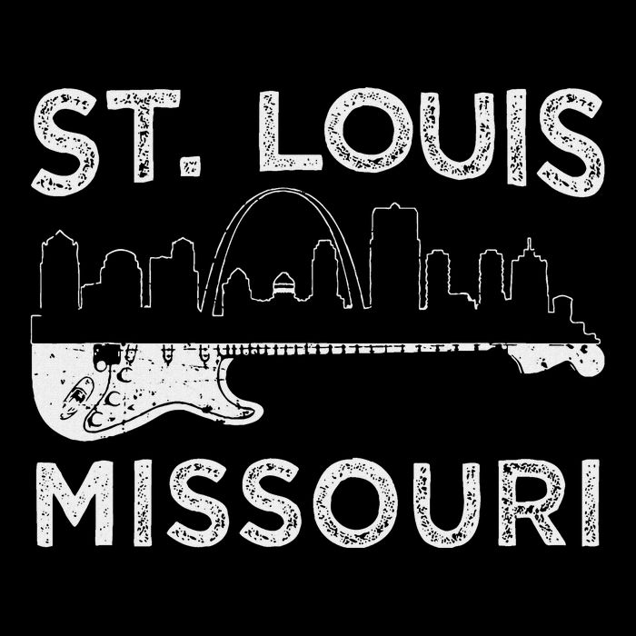 Souvenir St Louis Guitar Music Missouri St. Louis Visor