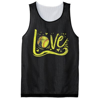 Softball  Softball Lover Softball Mom Mesh Reversible Basketball Jersey Tank