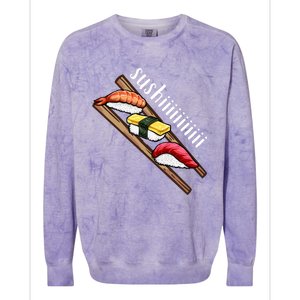 Sushi Sushi Lover Gift Colorblast Crewneck Sweatshirt