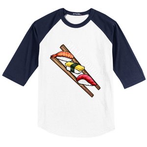 Sushi Sushi Lover Gift Baseball Sleeve Shirt