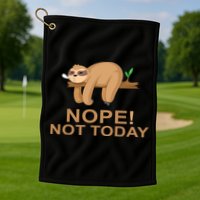 Sloth Golf Towel