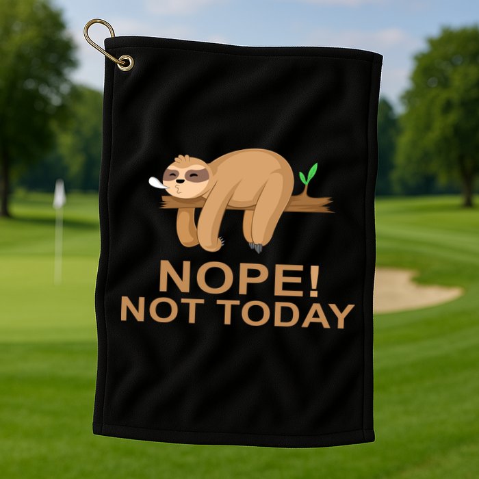 Sloth Golf Towel