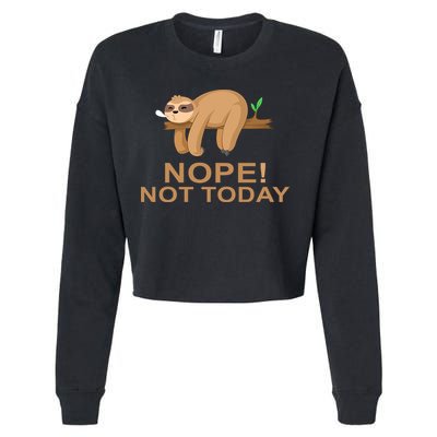 Sloth Cropped Pullover Crew