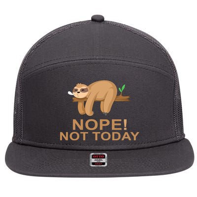 Sloth 7 Panel Mesh Trucker Snapback Hat