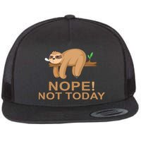 Sloth Flat Bill Trucker Hat