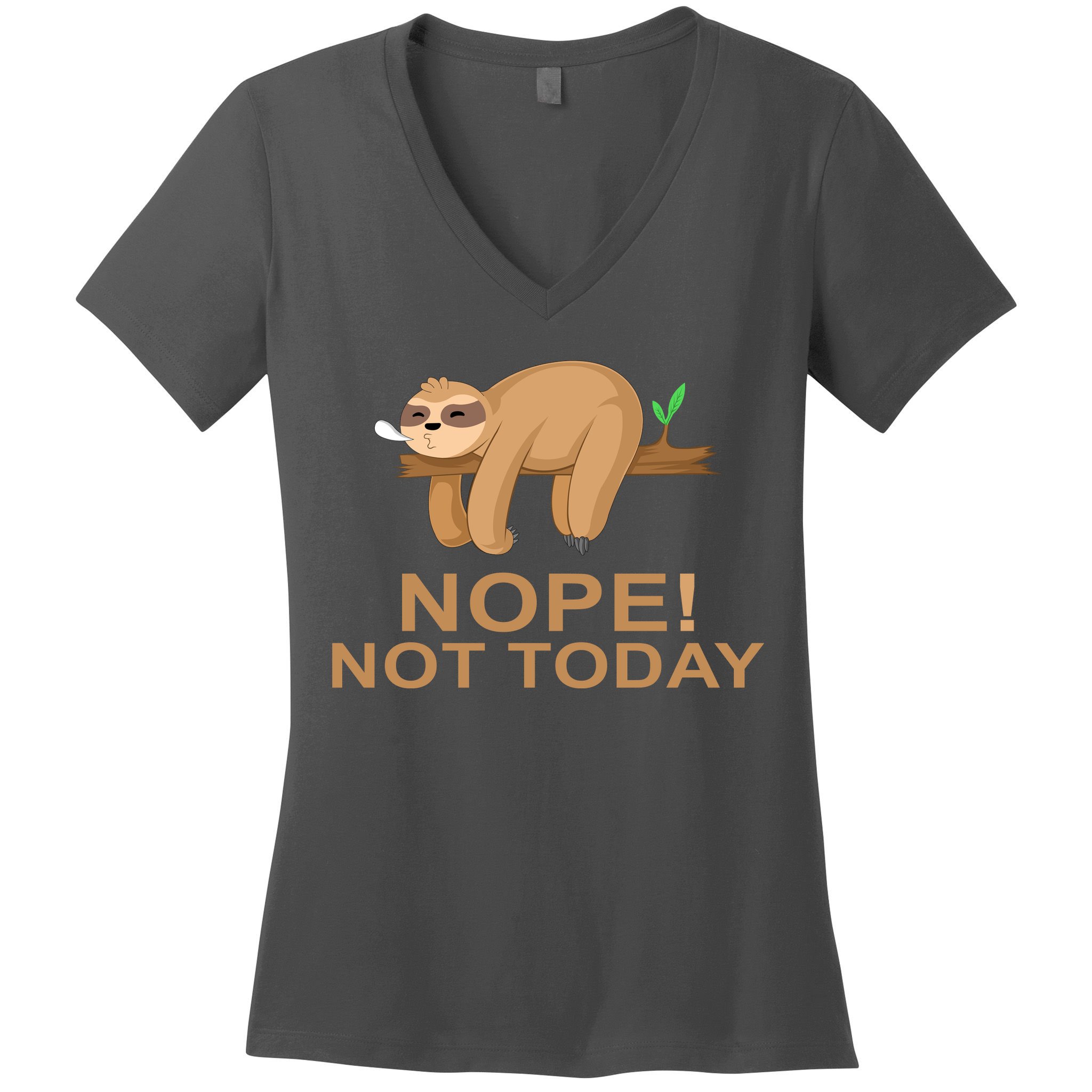 Sloth Women's V-Neck T-Shirt