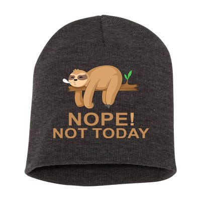 Sloth Short Acrylic Beanie