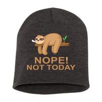 Sloth Short Acrylic Beanie