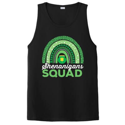 Shenanigans Squad  Leopard Pattern Funny St Patricks Day PosiCharge Competitor Tank