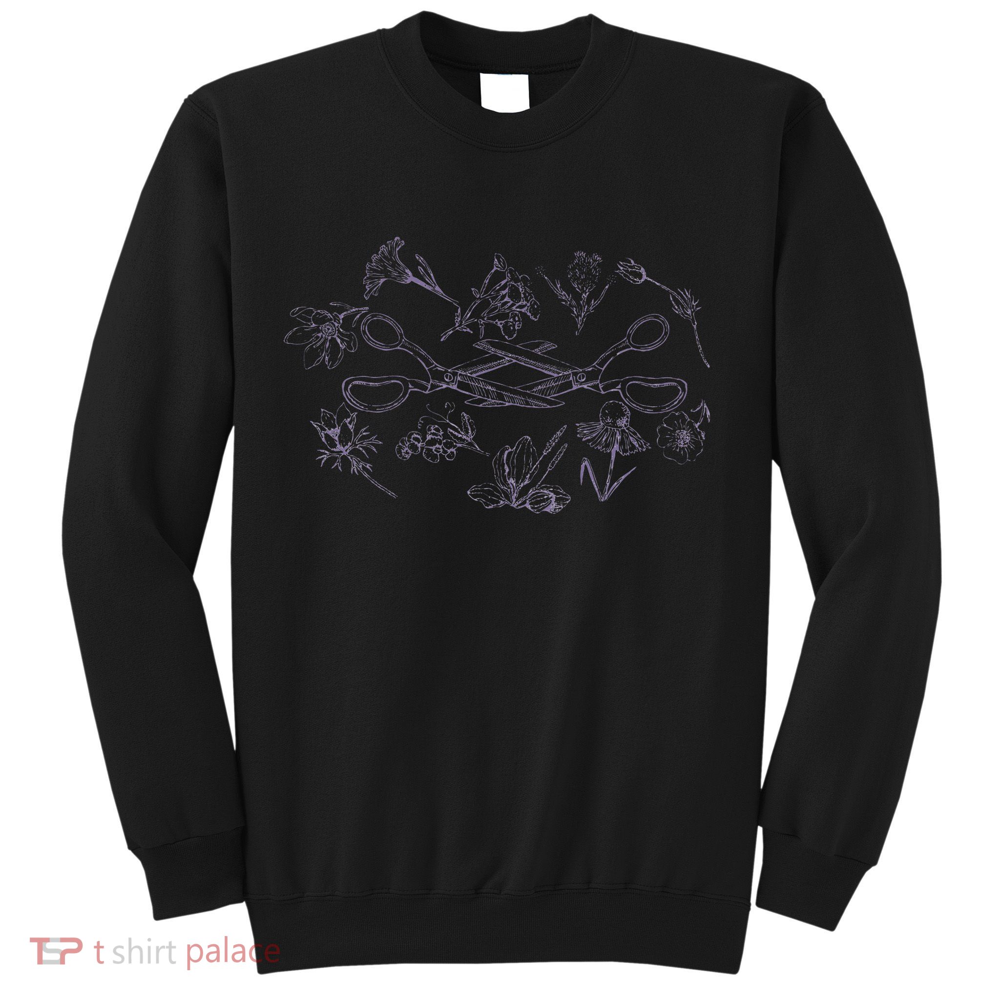 Subtle Sapphic Lesbian Wildflower Lgbtq Pride Month Sweatshirt