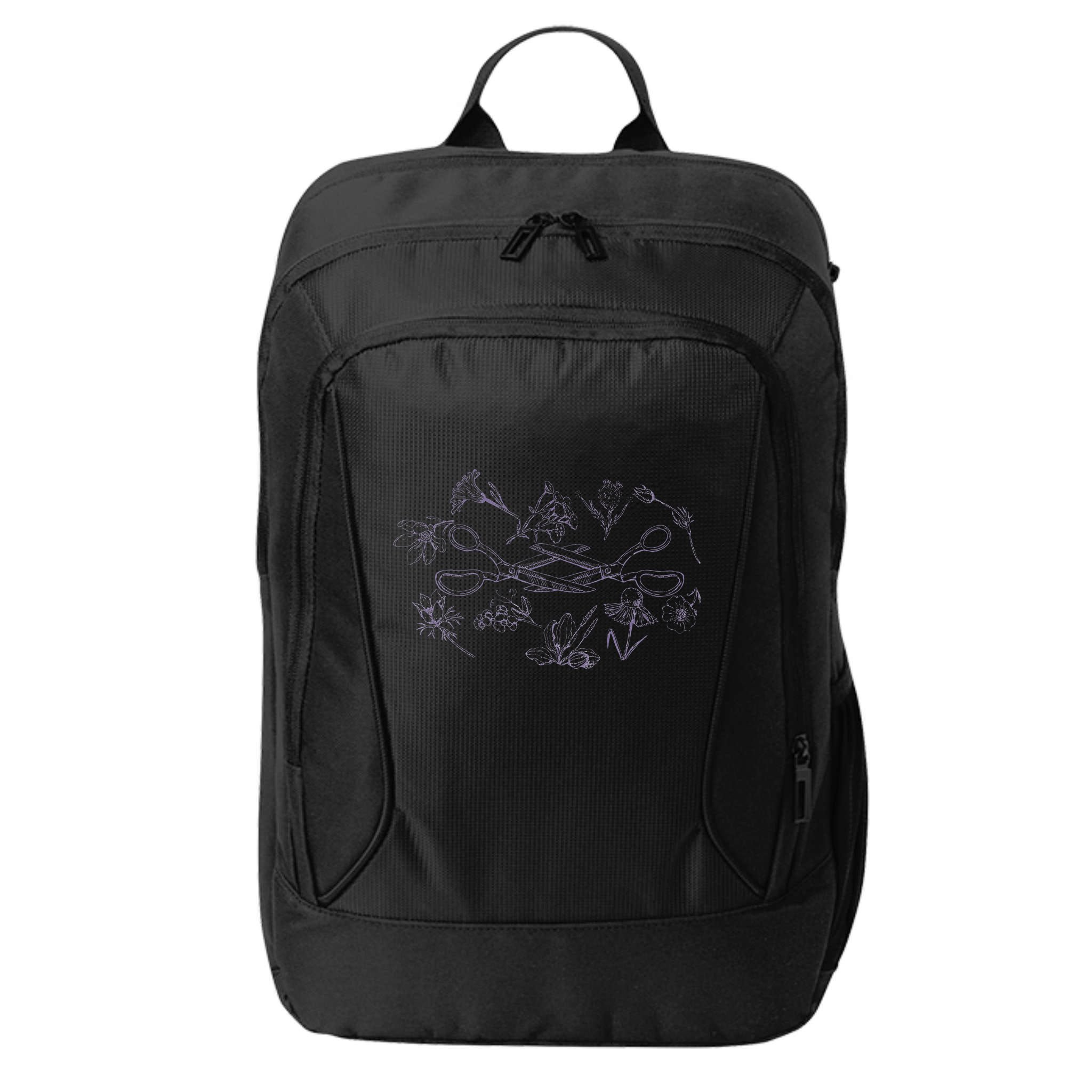 Subtle Sapphic Lesbian Wildflower Lgbtq Pride Month City Backpack