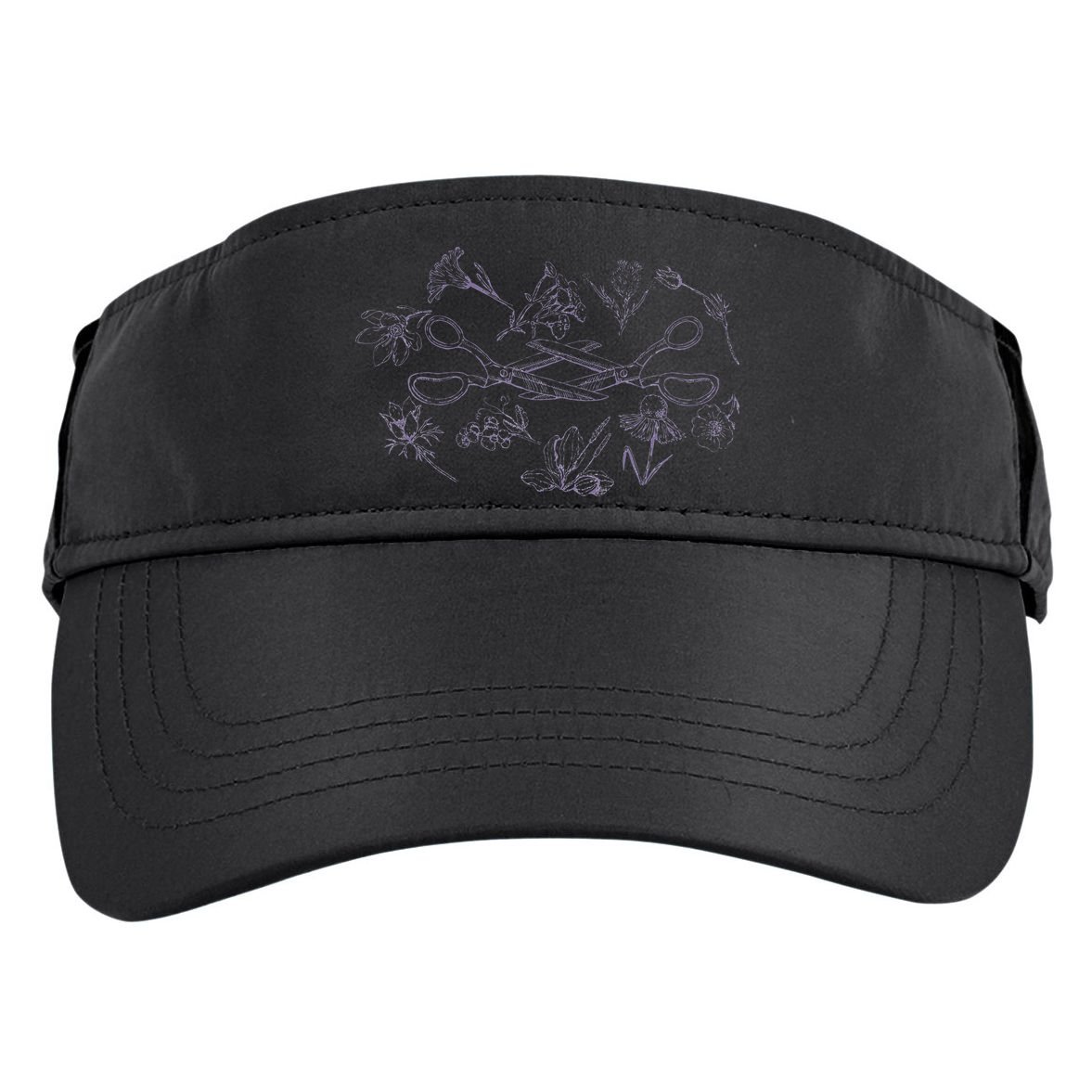 Subtle Sapphic Lesbian Wildflower Lgbtq Pride Month Adult Drive Performance Visor