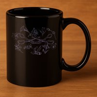 Subtle Sapphic Lesbian Wildflower Lgbtq Pride Month 11oz C Handle Ceramic Mug