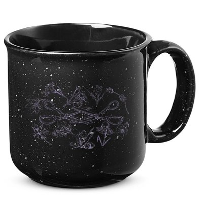 Subtle Sapphic Lesbian Wildflower Lgbtq Pride Month 15oz Campfire Ceramic Mug