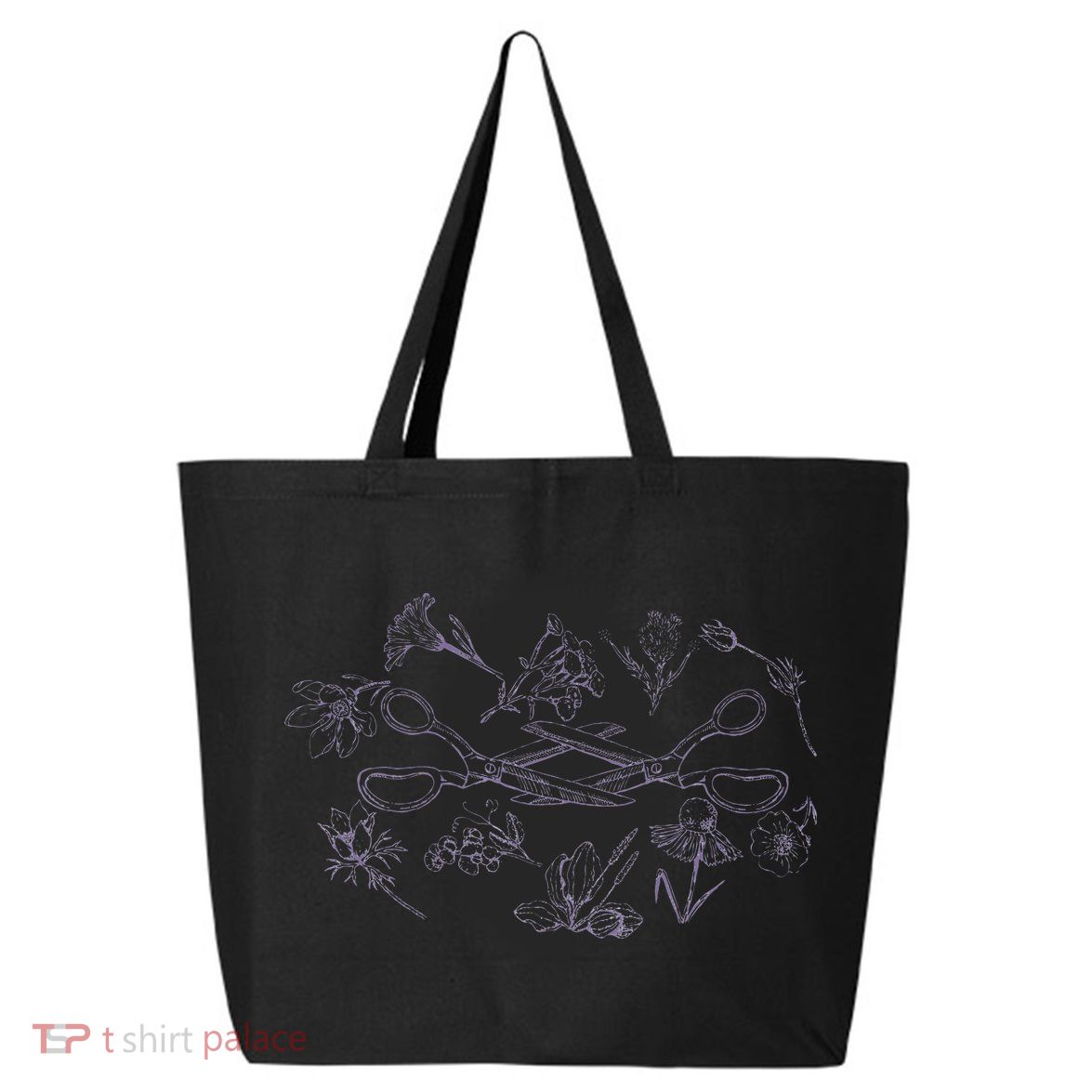 Subtle Sapphic Lesbian Wildflower Lgbtq Pride Month 25L Jumbo Tote