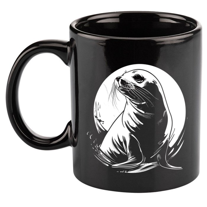 Seal Sea Lion Zookeeper Animal Gift 11oz C Handle Ceramic Mug