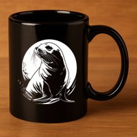 Seal Sea Lion Zookeeper Animal Gift 11oz C Handle Ceramic Mug