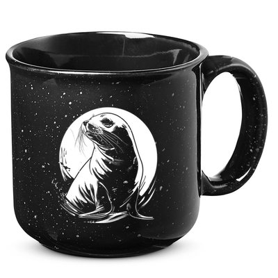 Seal Sea Lion Zookeeper Animal Gift 15oz Campfire Ceramic Mug
