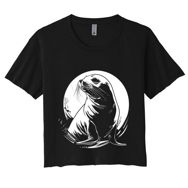 Seal Sea Lion Zookeeper Animal Gift Crop Top