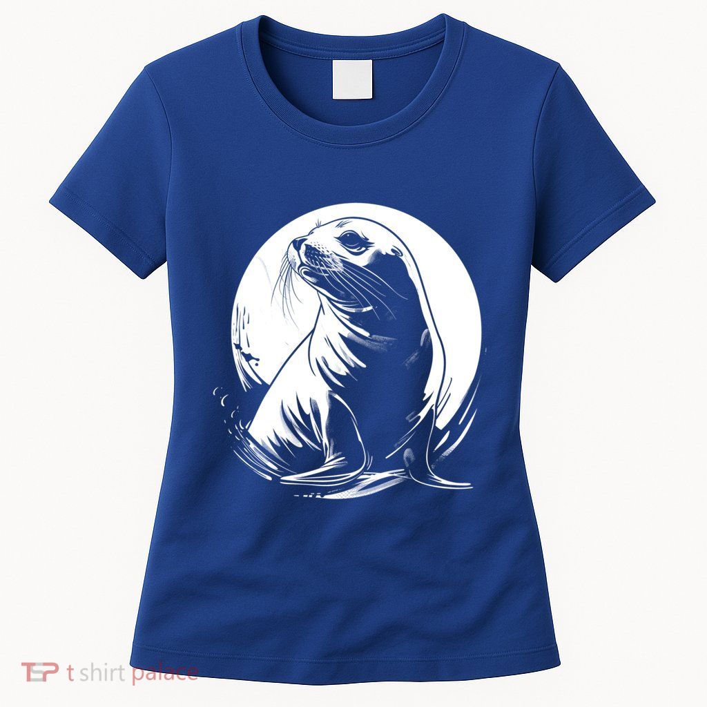 Seal Sea Lion Zookeeper Animal Gift Womens T-Shirt