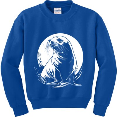 Seal Sea Lion Zookeeper Animal Gift Kids Sweatshirt