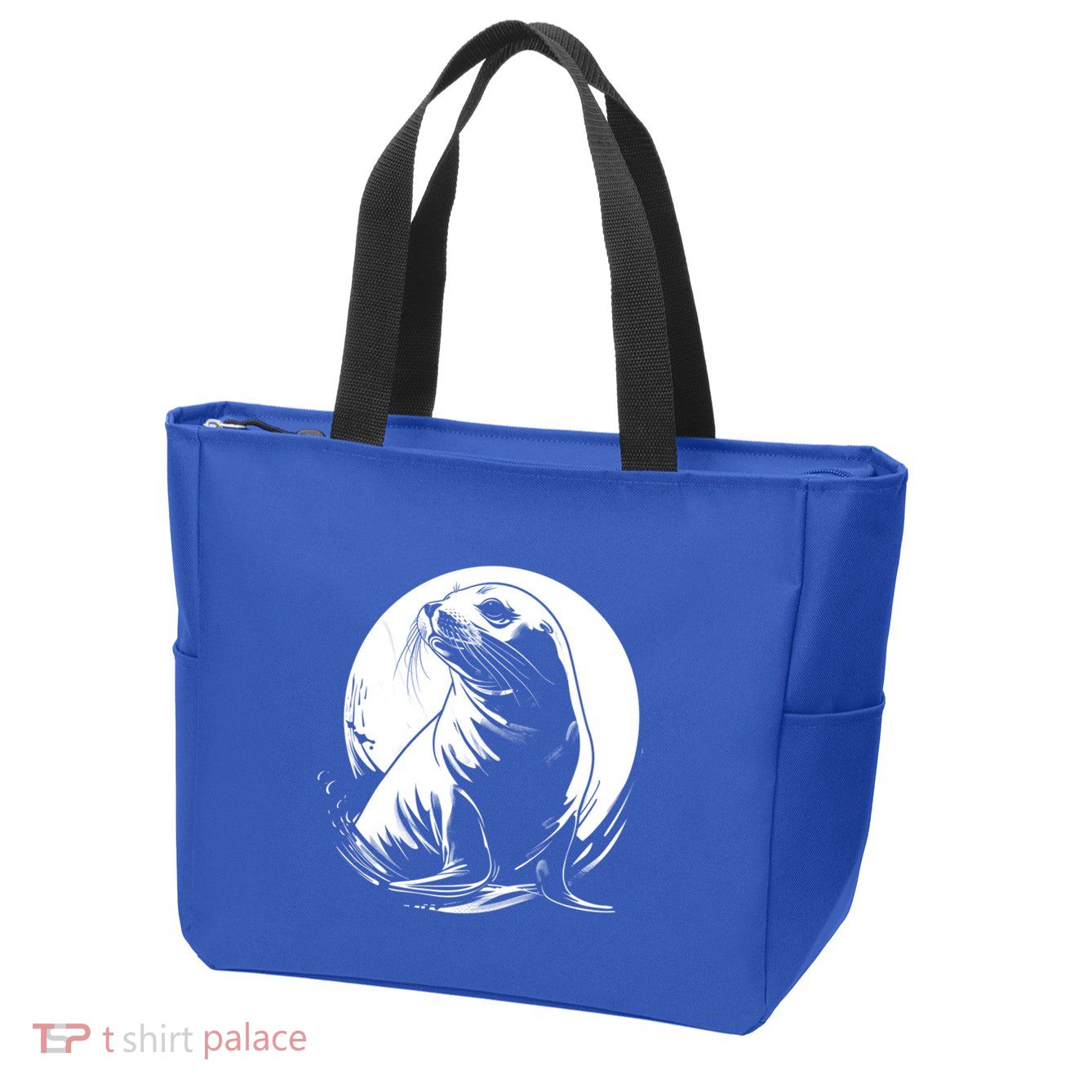 Seal Sea Lion Zookeeper Animal Gift Zip Tote Bag