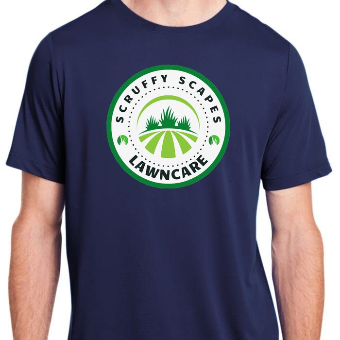 Scruffy Scapes Lawn Care Knoxville Tn Adult ChromaSoft Performance T-Shirt