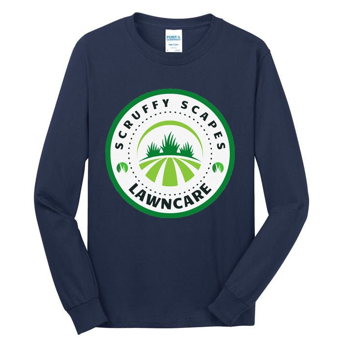 Scruffy Scapes Lawn Care Knoxville Tn Tall Long Sleeve T-Shirt