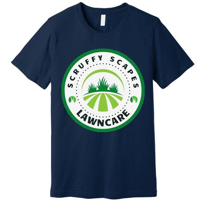 Scruffy Scapes Lawn Care Knoxville Tn Premium T-Shirt