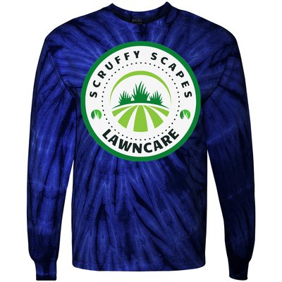 Scruffy Scapes Lawn Care Knoxville Tn Tie-Dye Long Sleeve Shirt