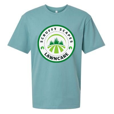 Scruffy Scapes Lawn Care Knoxville Tn Sueded Cloud Jersey T-Shirt