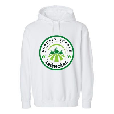 Scruffy Scapes Lawn Care Knoxville Tn Garment-Dyed Fleece Hoodie