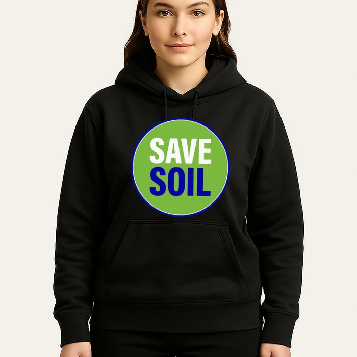Save Soil Let Us Make It Happen Support Save Soil Movement Hoodie