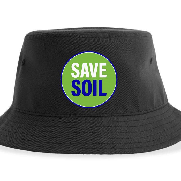 Save Soil Let Us Make It Happen Support Save Soil Movement Sustainable Bucket Hat