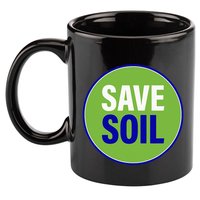 Save Soil Let Us Make It Happen Support Save Soil Movement 11oz C Handle Ceramic Mug