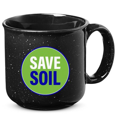 Save Soil Let Us Make It Happen Support Save Soil Movement 15oz Campfire Ceramic Mug
