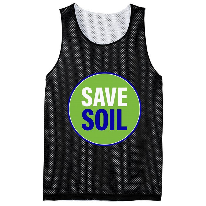 Save Soil Let Us Make It Happen Support Save Soil Movement Mesh Reversible Basketball Jersey Tank