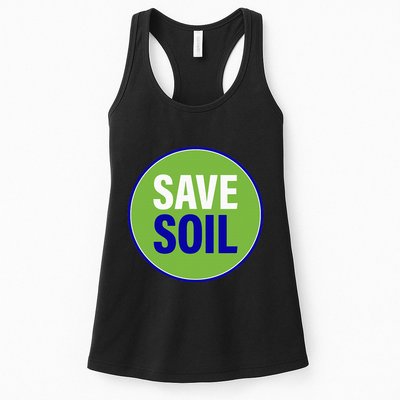 Save Soil Let Us Make It Happen Support Save Soil Movement Womens Tank Top