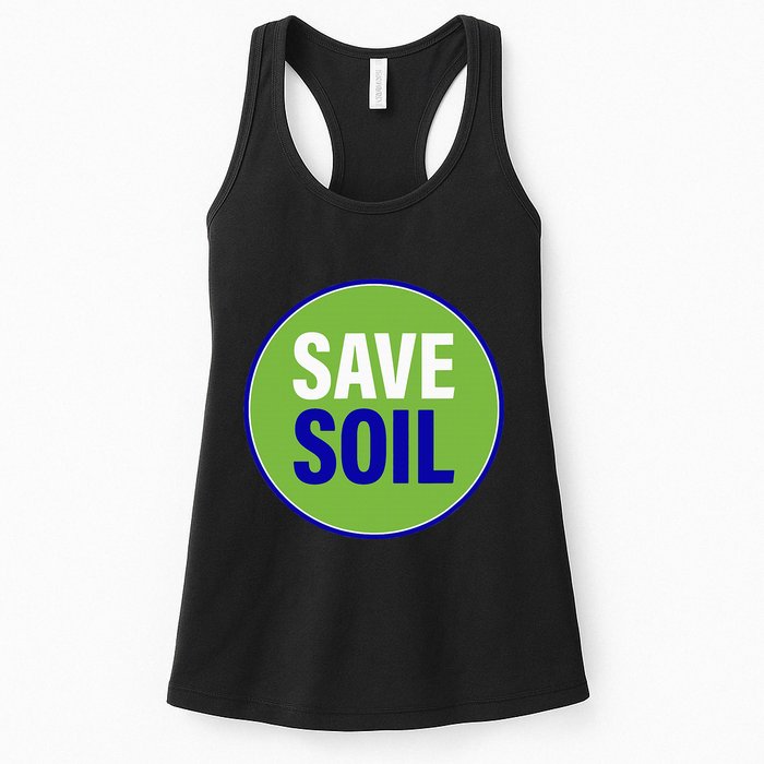 Save Soil Let Us Make It Happen Support Save Soil Movement Womens Tank Top