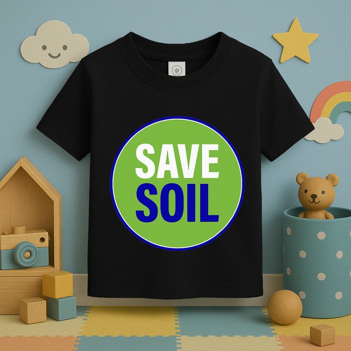 Save Soil Let Us Make It Happen Support Save Soil Movement Toddler T-Shirt