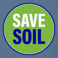 Save Soil Let Us Make It Happen Support Save Soil Movement Garment-Dyed Sweatshirt