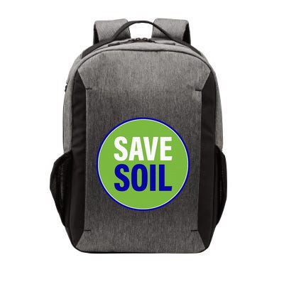Save Soil Let Us Make It Happen Support Save Soil Movement Vector Backpack