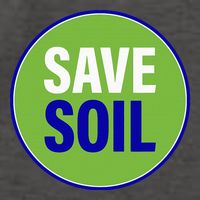 Save Soil Let Us Make It Happen Support Save Soil Movement Vector Backpack