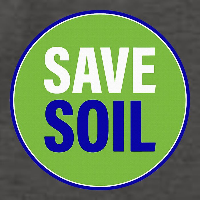 Save Soil Let Us Make It Happen Support Save Soil Movement Vector Backpack