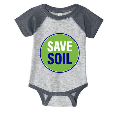 Save Soil Let Us Make It Happen Support Save Soil Movement Infant Baby Jersey Bodysuit
