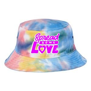 Spread Some Love Retro Tie Dye Newport Bucket Hat