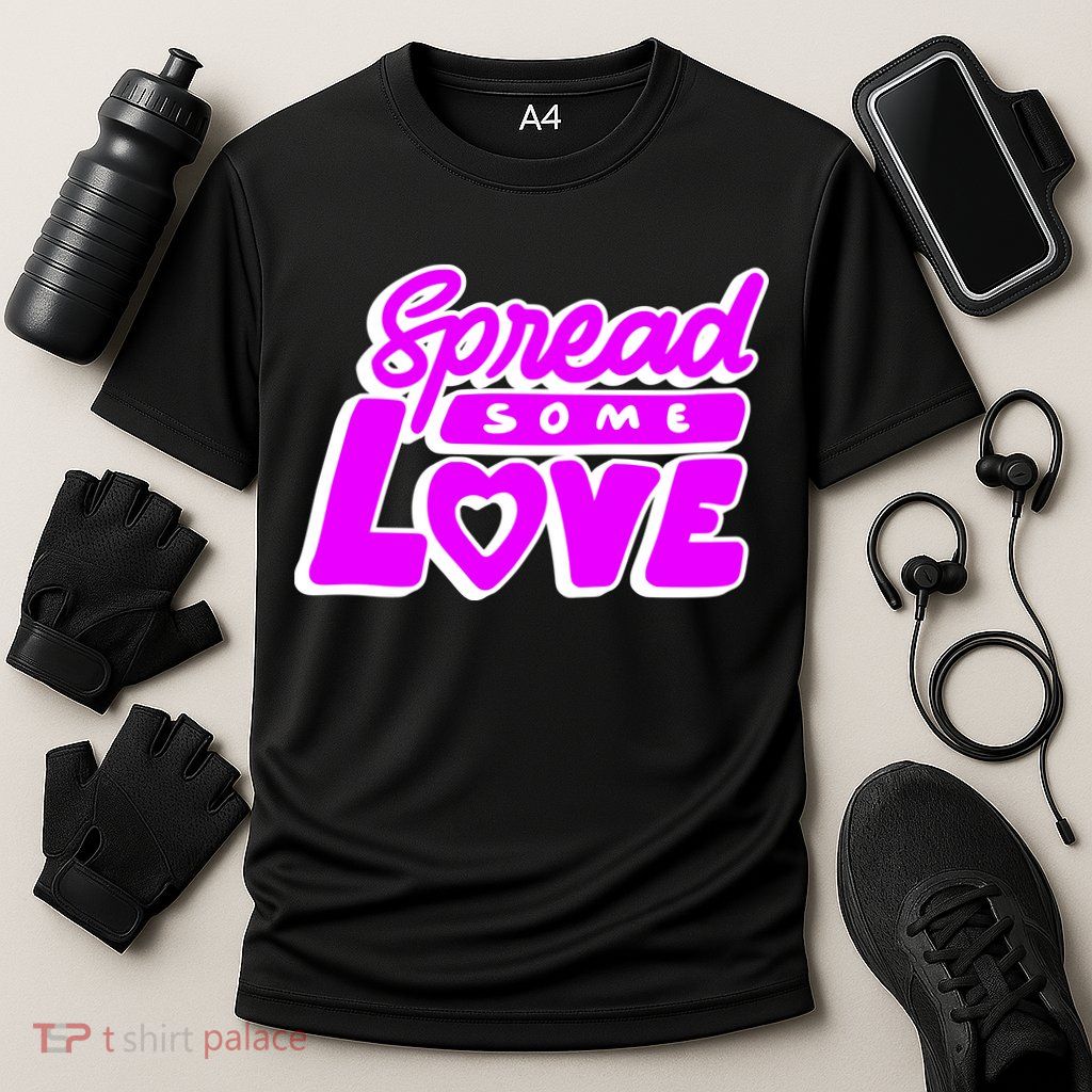 Spread Some Love Retro Performance Shirt