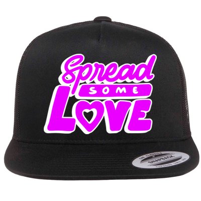 Spread Some Love Retro Flatbill Hat