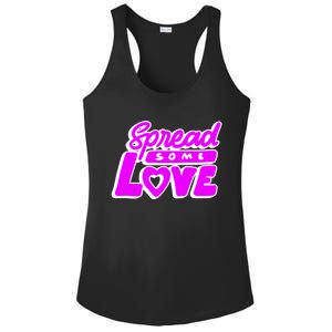 Spread Some Love Retro Ladies PosiCharge Competitor Racerback Tank