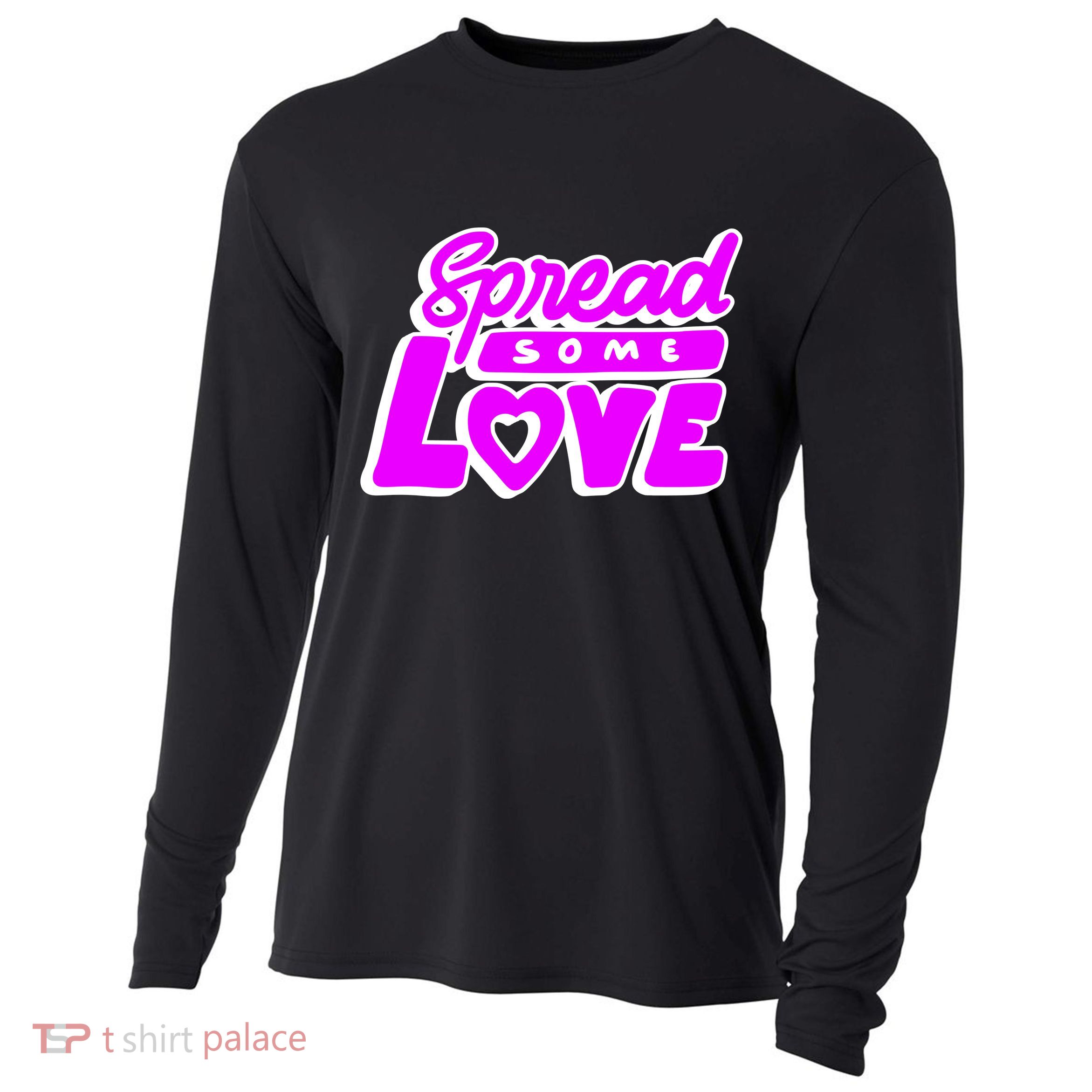 Spread Some Love Retro Cooling Performance Long Sleeve Crew